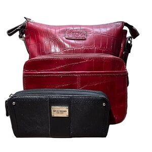 Vintage RELIC Leather Crossbody & Wallet